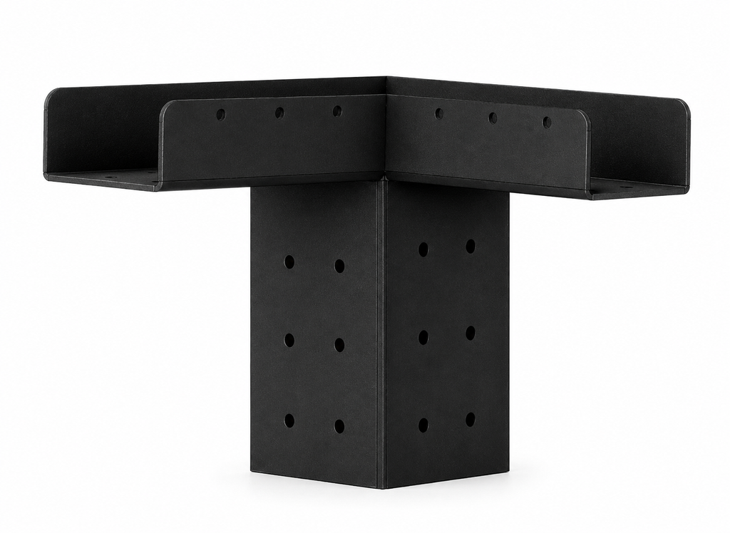 L3 OPEN – Conector de colț 5° pentru grindă 10×10 cm