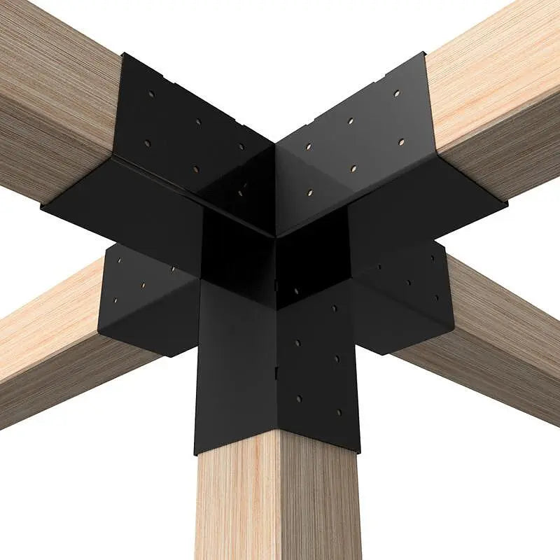 Conector central cu 5 brațe pentru grindă de 10×10 cm